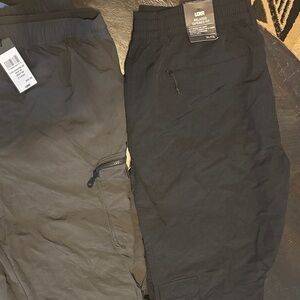 Foot LockerBlack and Gray Track Pants